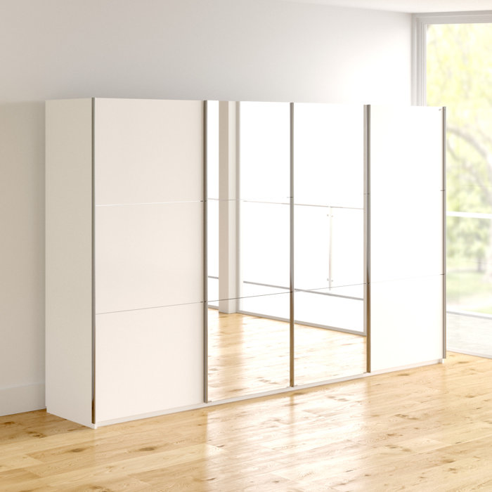 Ebern Designs Schiebetürenschrank Caouette & Bewertungen | Wayfair.de